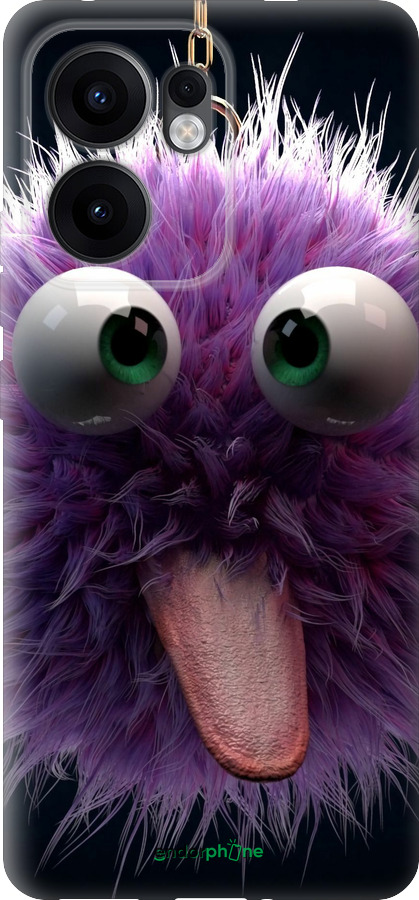 Силиконовый чехол Пушистик для Oppo Reno13 F 5G / Reno13 F 4G - 6017u-3955 изображение 