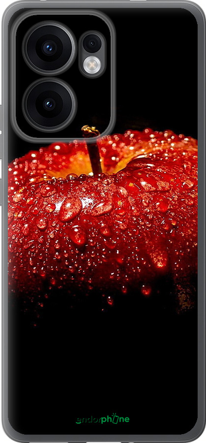 Силиконовый чехол Яблоко для Oppo Reno13 F 5G / Reno13 F 4G - 6022u-3955 изображение 