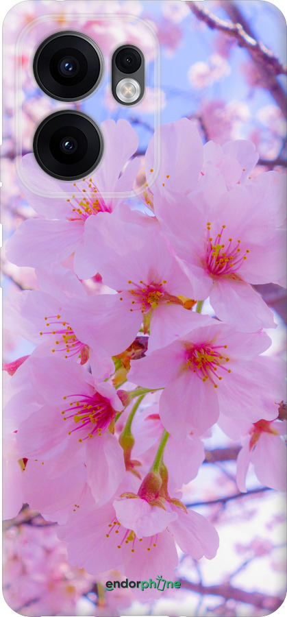 Силиконовый чехол Сакура для Oppo Reno13 F 5G / Reno13 F 4G - 6029u-3955 изображение 