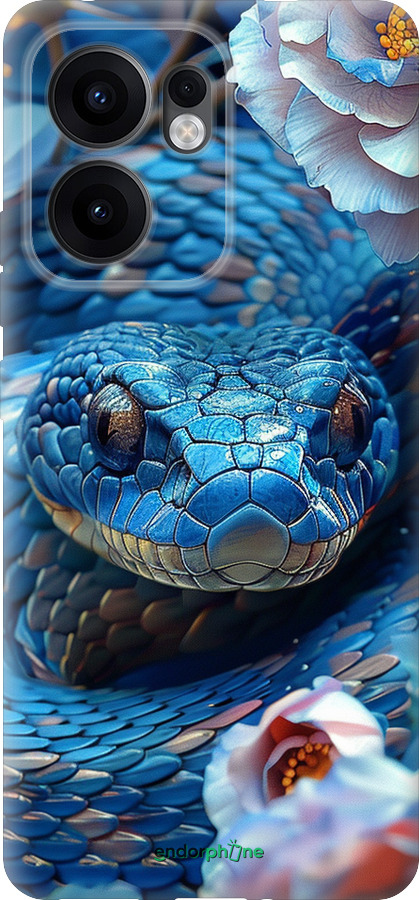 Силіконовий чехол Blue Snake для Oppo Reno13 F 5G / Reno13 F 4G - 6079u-3955 изображение 