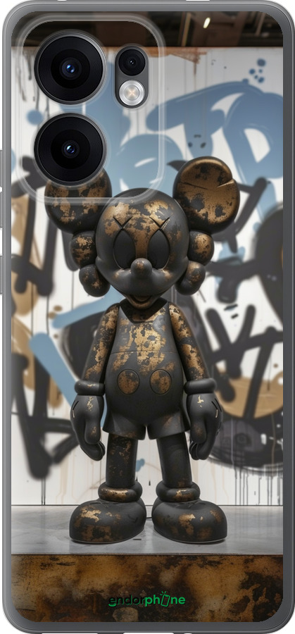 Силіконовий чехол Bronze kaws v2 для Oppo Reno13 F 5G / Reno13 F 4G - 6098u-3955 изображение 