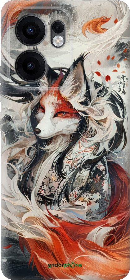 Силиконовый чехол Дух кицунэ' для Oppo Reno13 F 5G / Reno13 F 4G - 6107u-3955 изображение 