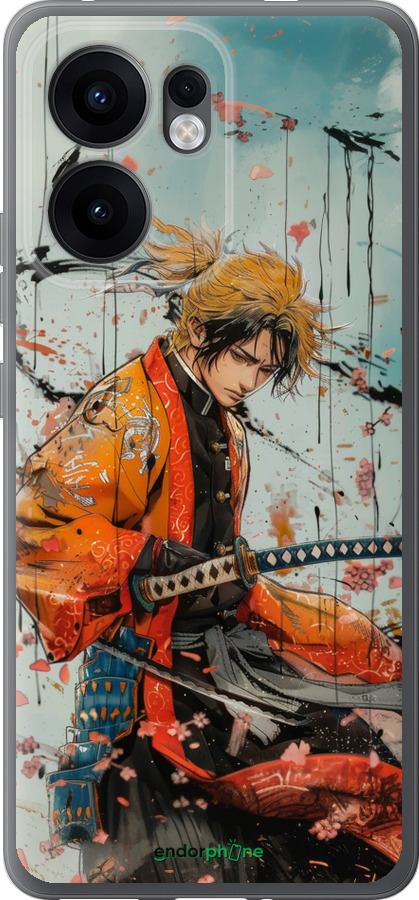 Силіконовий чехол Agatsuma Zenitsu: Вбивця демонів для Oppo Reno13 F 5G / Reno13 F 4G - 6118u-3955 изображение 