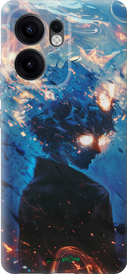 Силиконовый чехол Сатору Годжо для Oppo Reno13 F 5G / Reno13 F 4G - 6129u-3955 изображение 