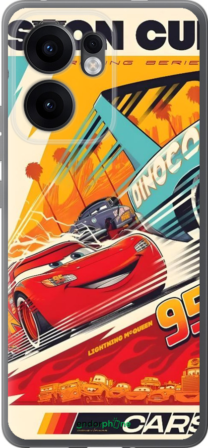 Силиконовый чехол Тачки для Oppo Reno13 F 5G / Reno13 F 4G - 6288u-3955 изображение 