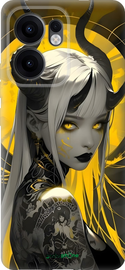 Силиконовый чехол Аниме демон 2 для Oppo Reno13 F 5G / Reno13 F 4G - 6309u-3955 изображение 