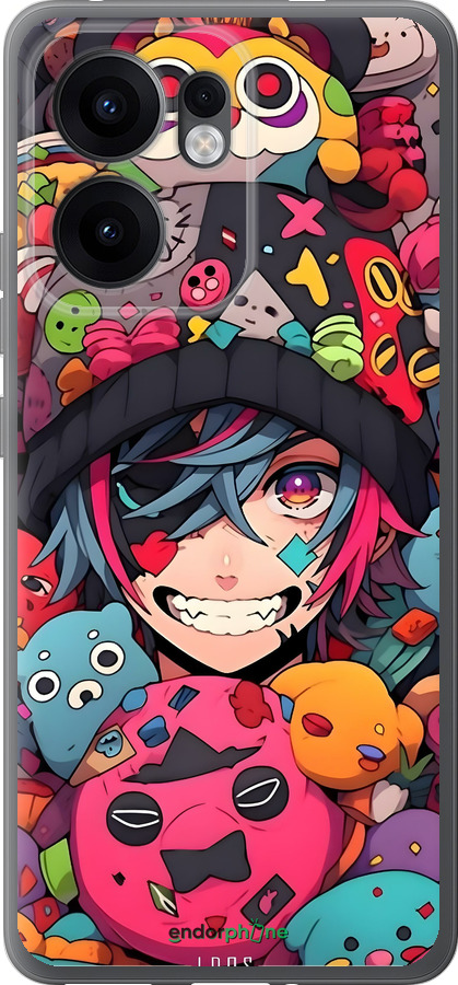 Силиконовый чехол Аниме парень для Oppo Reno13 F 5G / Reno13 F 4G - 6317u-3955 изображение 