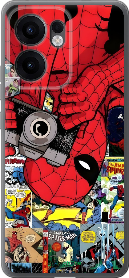 Силіконовий чехол Людина павук 2 для Oppo Reno13 F 5G / Reno13 F 4G - 6333u-3955 изображение 