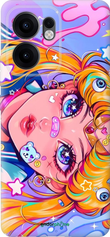 Силиконовый чехол Сейлор Мун 4 для Oppo Reno13 F 5G / Reno13 F 4G - 6353u-3955 изображение 