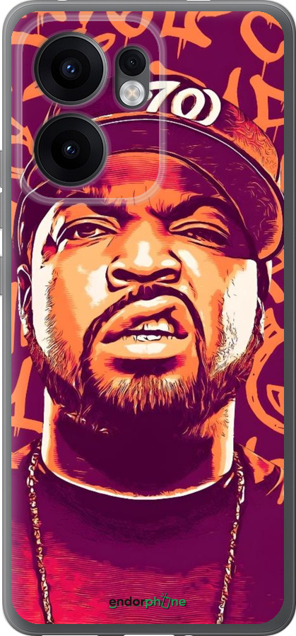 Силиконовый чехол Айс кюб для Oppo Reno13 F 5G / Reno13 F 4G - 6367u-3955 изображение 