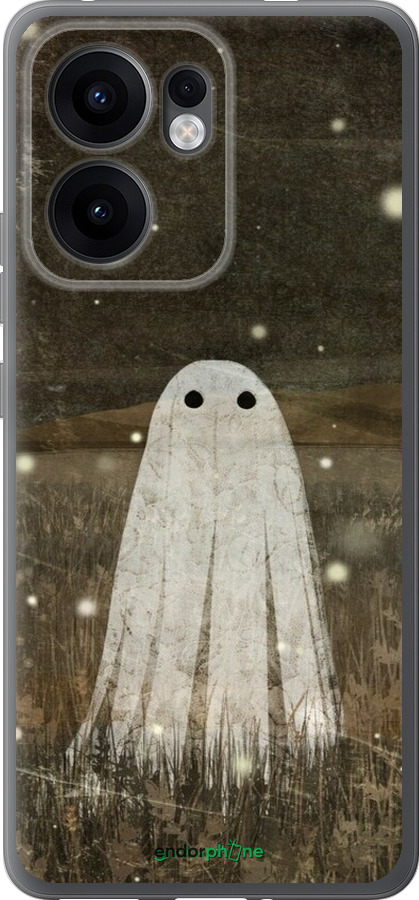 Силіконовий чехол Привид та світлячки для Oppo Reno13 F 5G / Reno13 F 4G - 6406u-3955 изображение 