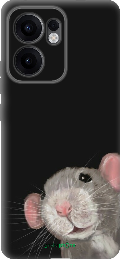 Силиконовый чехол The Peeking Rat для Oppo Reno13 F 5G / Reno13 F 4G - 6442u-3955 изображение 