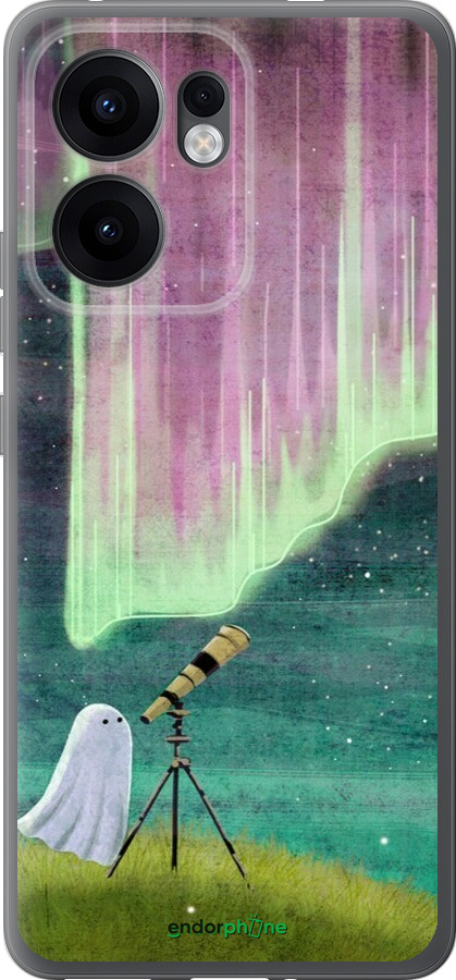 Силіконовий чехол Привид та зірки для Oppo Reno13 F 5G / Reno13 F 4G - 6443u-3955 изображение 