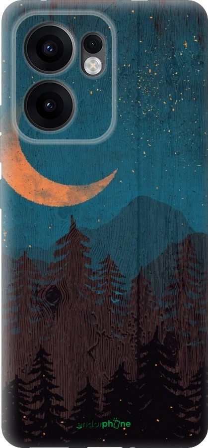 Силиконовый чехол Звездный лес для Oppo Reno13 F 5G / Reno13 F 4G - 6480u-3955 изображение 