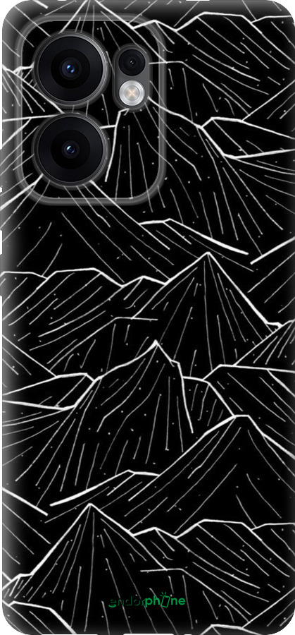 Силіконовий чехол Із зображенням Темних гір для Oppo Reno13 F 5G / Reno13 F 4G - 6489u-3955 изображение 