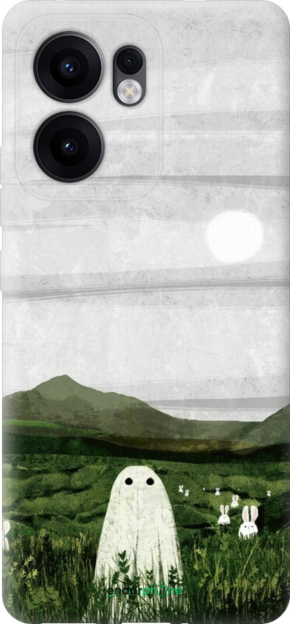 Силиконовый чехол Привидение для Oppo Reno13 F 5G / Reno13 F 4G - 6492u-3955 изображение 