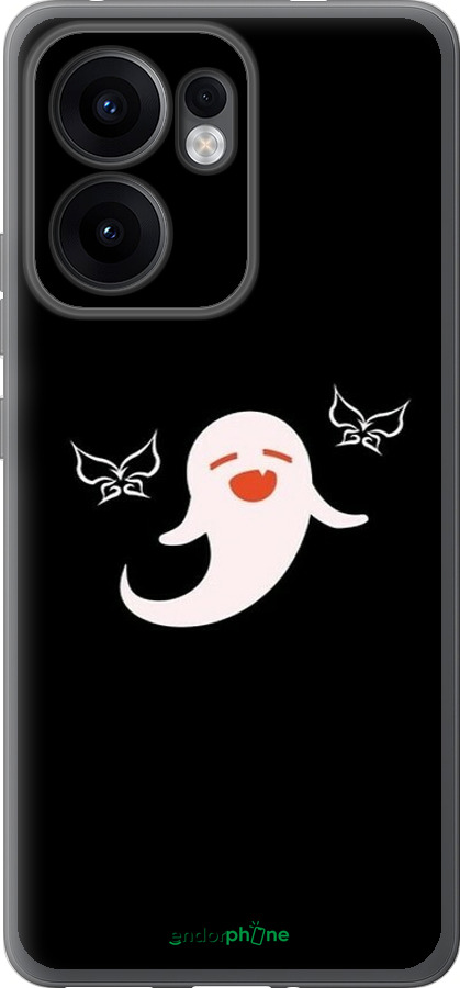 Силиконовый чехол Genshin Impact Ху Тао Искусство духа-призрака для Oppo Reno13 F 5G / Reno13 F 4G - 6534u-3955 изображение 