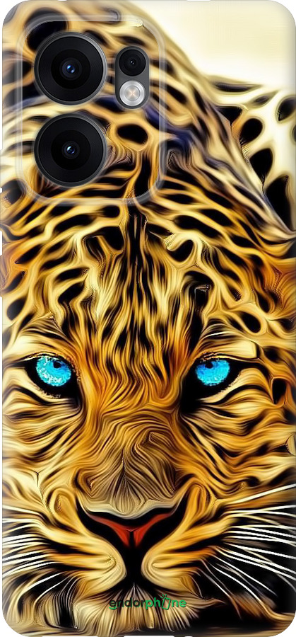 Силиконовый чехол Леопард для Oppo Reno13 F 5G / Reno13 F 4G - 6611u-3955 изображение 