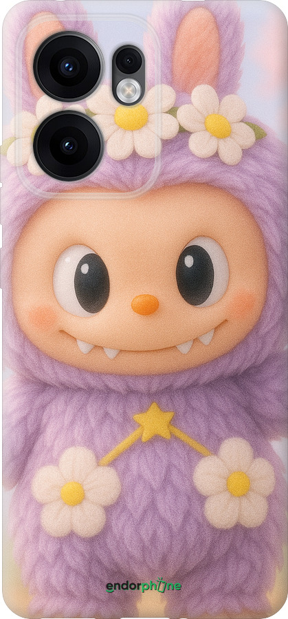 Силиконовый чехол Лабубу 1 для Oppo Reno13 F 5G / Reno13 F 4G - 6709u-3955 изображение 