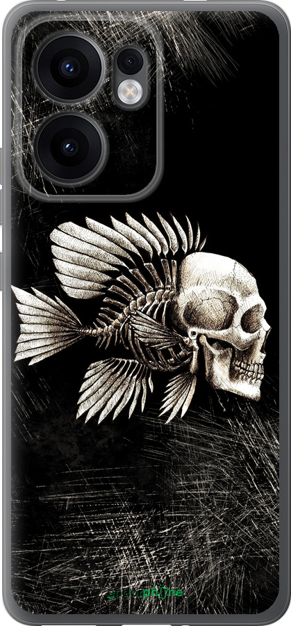 Силіконовий чехол Рибо-людина для Oppo Reno13 F 5G / Reno13 F 4G - 683u-3955 изображение 