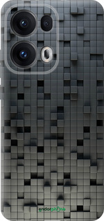 Силиконовый чехол Кубики для Oppo Reno13 Pro - 1061u-3943 изображение 