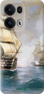 Силиконовый чехол Айвазовский. Корабли для Oppo Reno13 Pro - 160u-3943 изображение 