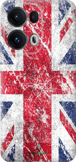 Силиконовый чехол Флаг Великобритании 1 для Oppo Reno13 Pro - 386u-3943 изображение 