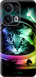 Силиконовый чехол Кот-астронавт для Oppo Reno13 Pro - 4154u-3943 изображение 