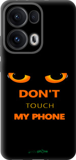 Силиконовый чехол Don't touch the phone для Oppo Reno13 Pro - 4261u-3943 изображение 