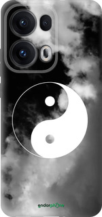 Силіконовий чехол Інь і янь для Oppo Reno13 Pro - 4389u-3943 изображение 