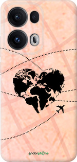 Силиконовый чехол Путешествуй для Oppo Reno13 Pro - 4607u-3943 изображение 