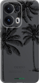 Силиконовый чехол Пальмы1 для Oppo Reno13 Pro - 4634u-3943 изображение 