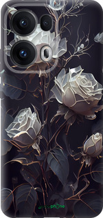 Силиконовый чехол Розы 2 для Oppo Reno13 Pro - 5550u-3943 изображение 