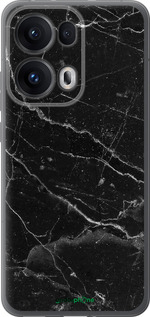 Силиконовый чехол Черный мрамор v2 для Oppo Reno13 Pro - 5568u-3943 изображение 