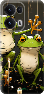 Силиконовый чехол Жабки 2 для Oppo Reno13 Pro - 5657u-3943 изображение 