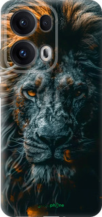 Силиконовый чехол Лев в сумерках для Oppo Reno13 Pro - 6154u-3943 изображение 