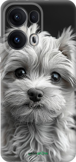 Силиконовый чехол Мальтипу на чорном фоне для Oppo Reno13 Pro - 6156u-3943 изображение 