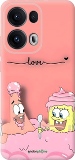 Силіконовий чехол Спанч Боб для Oppo Reno13 Pro - 6282u-3943 изображение 