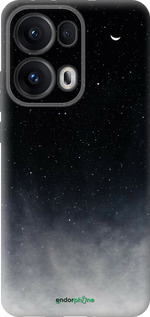 Силиконовый чехол Сині хмари, Синій місяць для Oppo Reno13 Pro - 6396u-3943 изображение 