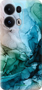 Силиконовый чехол С красочной абстрактной картиной Соленые берега для Oppo Reno13 Pro - 6405u-3943 изображение 