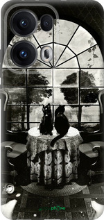 Силиконовый чехол Череп и коты для Oppo Reno13 Pro - 6432u-3943 изображение 