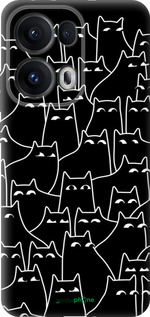 Силиконовый чехол С изображением кошек для Oppo Reno13 Pro - 6470u-3943 изображение 
