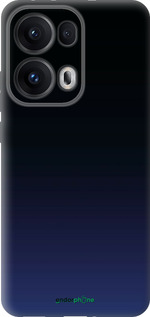 Силиконовый чехол Градиент в тёмно - синем стиле для Oppo Reno13 Pro - 6542u-3943 изображение 