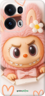 Силиконовый чехол Лабубу 2 для Oppo Reno13 Pro - 6710u-3943 изображение 