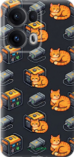 Силиконовый чехол Autonomous Zone для Oppo Reno13 Pro - 6771u-3943 изображение 