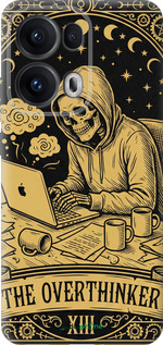 Силиконовый чехол The Overthinker для Oppo Reno13 Pro - 6774u-3943 изображение 