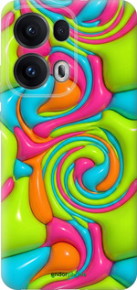 Силиконовый чехол Y2K Jelly Dream для Oppo Reno13 Pro - 6780u-3943 изображение 