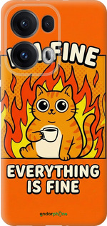 Силиконовый чехол Funny Cat для Oppo Reno13 Pro - 6786u-3943 изображение 