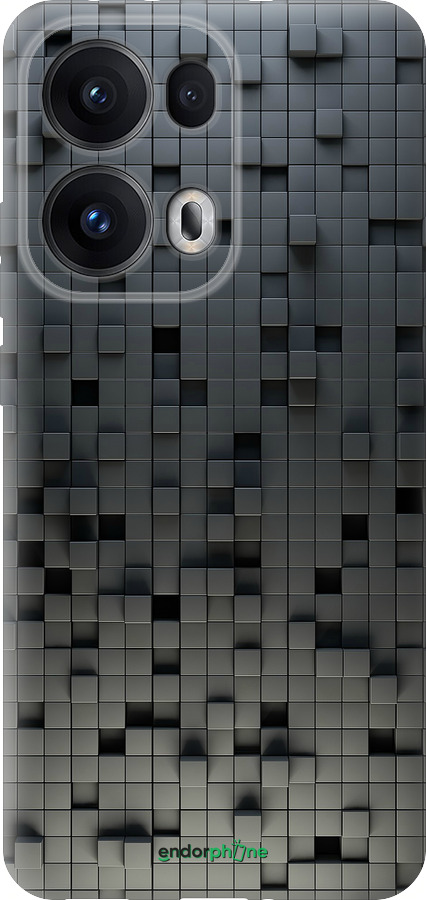 Силиконовый чехол Кубики для Oppo Reno13 Pro - 1061u-3943 изображение 