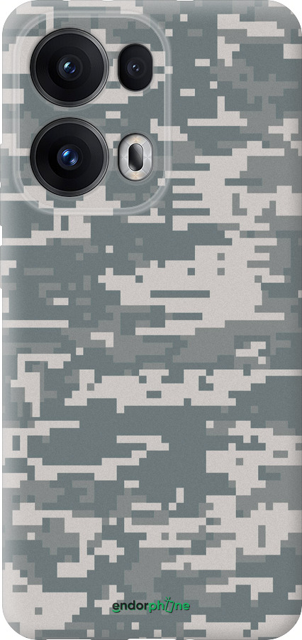 Силиконовый чехол Камуфляж для Oppo Reno13 Pro - 1085u-3943 изображение 